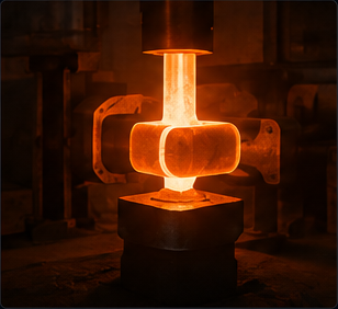 Hot forging process